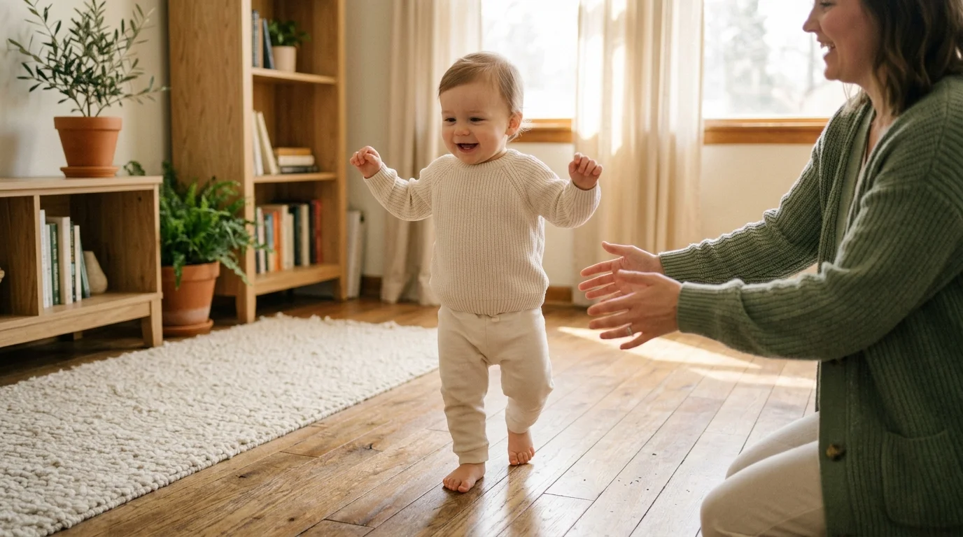 Primeiros Passos do Bebê: Quando Acontecem e Como Estimular Sem Forçar