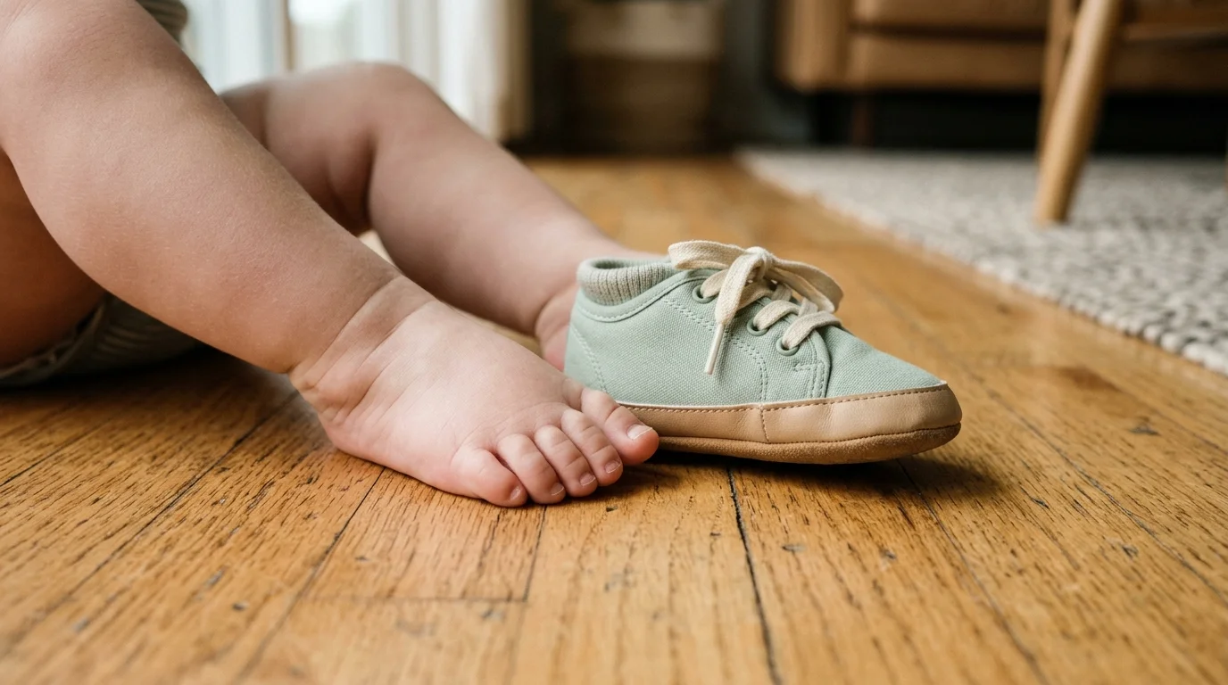 Sapato para Bebê: Quando Usar, Como Escolher e Por Que Andar Descalço é Importante